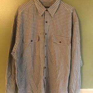 Eddie Bauer Button Down Blue XL